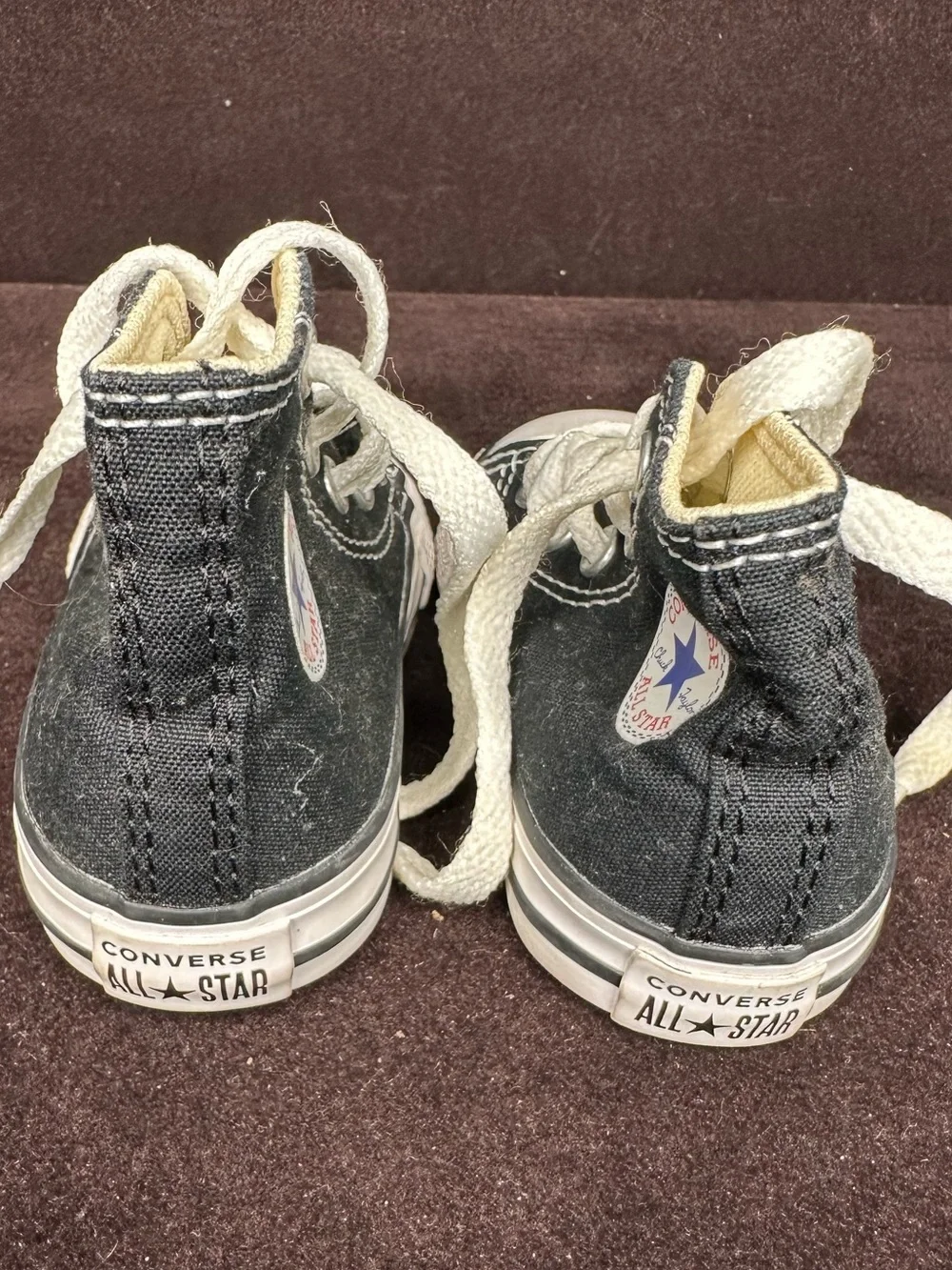 Converse Chuck Taylor All Star High Top Black Infant Size 4 (7J231)